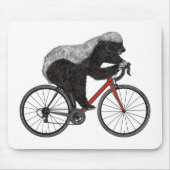 Tapis De Souris Honey Badger vélo badass (Devant)