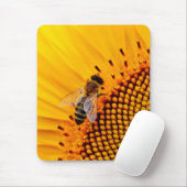 TAPIS DE SOURIS HONEY BEES (SUNFLOWER) (Avec souris)