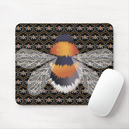 Tapis De Souris Honeycomb And Bees (Avec souris)