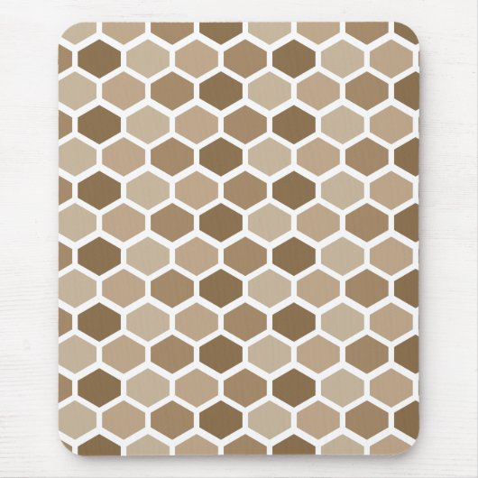Tapis De Souris Honeycomb in Sand (Devant)