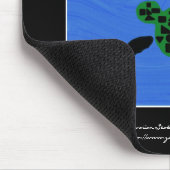 Tapis De Souris Honu Seaturtle hawaïen Mousepad (Coin)