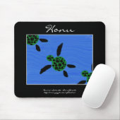 Tapis De Souris Honu Seaturtle hawaïen Mousepad (Avec souris)