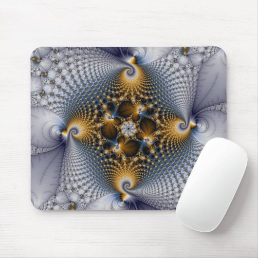 Tapis De Souris Hooked And Netted - Fractal (Avec souris)