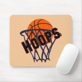 Tapis De Souris Hoops Basketball & Net Mousepad (Avec souris)