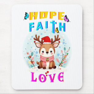 Tapis De Souris Hope Faith Love