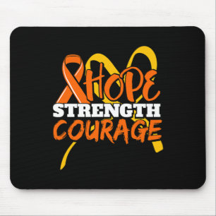 Tapis De Souris Hope Force Courage Leucémie Cancer Sensibilisation