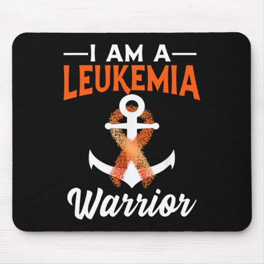 Tapis De Souris Hope Love Cure Leukemia Sensibilisation Heureux Ru (Devant)