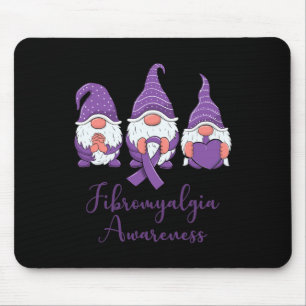 Tapis De Souris Hope Love Gnomes Purple Ribbon Fibromyalgia Award