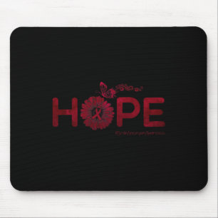 Tapis De Souris HOPE Papillon Cerveau Aneurysme Cadeaux de sensibi