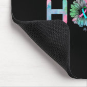 Tapis De Souris HOPE Papillon Métastatique Sensibilisation au canc (Coin)