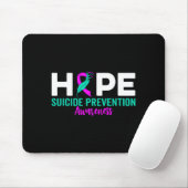 Tapis De Souris Hope Suicide Prevention Ribbon Depression Suicide  (Avec souris)