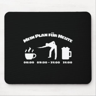 Tapis De Souris Horaire Quotidien Du Lecteur Billard Pour Billard
