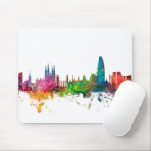 Tapis De Souris Horizon de Barcelone Espagne (Avec souris)