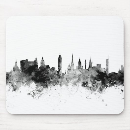 Tapis De Souris Horizon de Glasgow Ecosse (Devant)