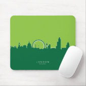 Tapis De Souris Horizon de Londres Angleterre (Avec souris)