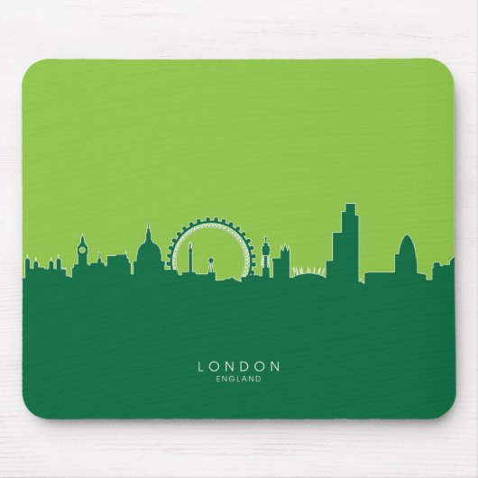 Tapis De Souris Horizon de Londres Angleterre (Devant)