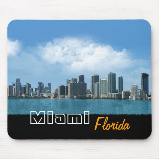 Tapis De Souris Horizon de Miami (Devant)