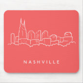 Tapis De Souris Horizon de Nashville (Devant)