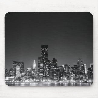 Tapis De Souris Horizon de nuit de New York