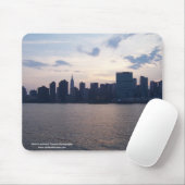 Tapis De Souris Horizon de NYC sur l'East River Mousepad (Avec souris)