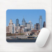 Tapis De Souris Horizon de Philadelphie, vue moyenne (Avec souris)