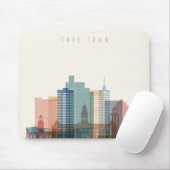 Tapis De Souris Horizon de ville de Cape Town, Afrique | (Avec souris)