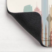 Tapis De Souris Horizon de ville d'Istanbul, Turquie | (Coin)