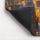 Tapis De Souris Horizon du centre de Chicago au crépuscule (Coin)