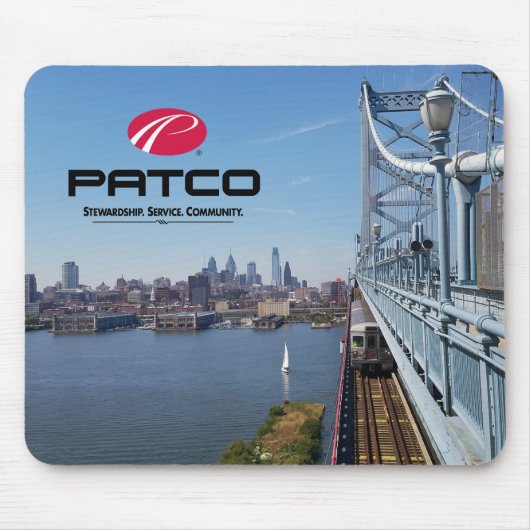 Tapis De Souris Horizon Mousepad de PATCO Philadelphie (Devant)