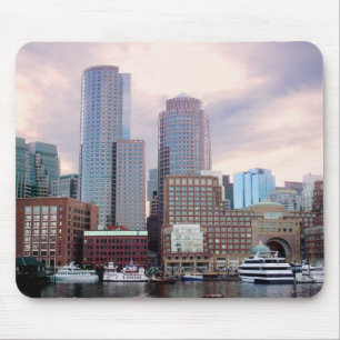 Tapis De Souris Horizon orageux de Boston