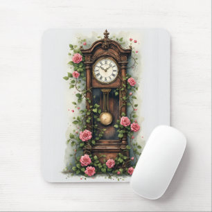 Tapis De Souris Horloge à pendule Vintage Ivy Rose