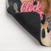 Tapis De Souris Horloge Ce Journal De Thé (Coin)