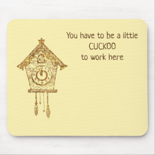 Tapis De Souris Horloge Cuckoo Coo