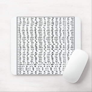 Tapis De Souris Horloge éthiopienne - Numéros Amhariques