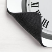 Tapis De Souris Horloge montrant le temps (Coin)