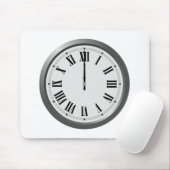 Tapis De Souris Horloge montrant le temps (Avec souris)