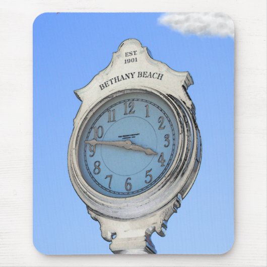 Tapis De Souris Horloge Mousepad de Bethany (Devant)