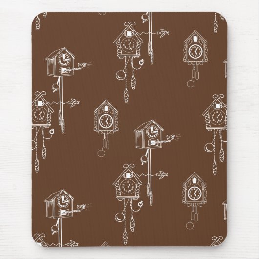 Tapis De Souris Horloges de coucou Mousepad (Devant)