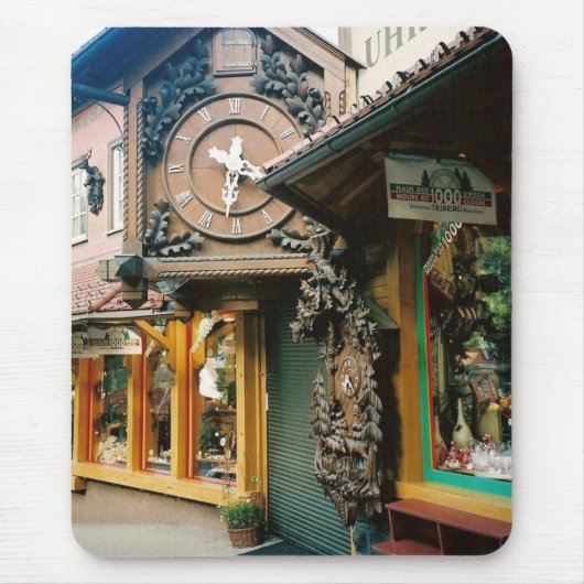 Tapis De Souris Horloges - forêt noire, Allemagne - Mousepad (Devant)