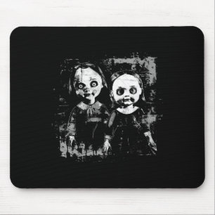 Tapis De Souris Horreur Haunted Poupée Jouet Déplaisant Halloween