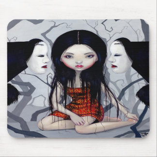 Tapis De Souris Horreur japonaise gothique Mousepad de fantômes
