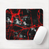 Tapis De Souris Horreur Night Goth - Noir et blanc, Rouge (Avec souris)