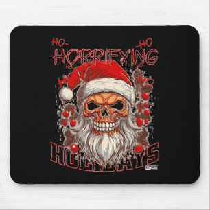 Tapis De Souris Horriam Holiday Horror Père Noël Halloween Christa