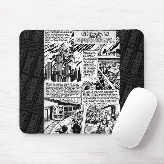 Tapis De Souris HORROR Comics Mousepad (Avec souris)