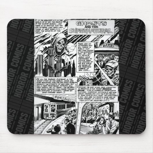 Tapis De Souris HORROR Comics Mousepad (Devant)