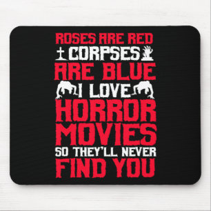 Tapis De Souris Horror Movies Thriller Halloween Fans Scanner Film