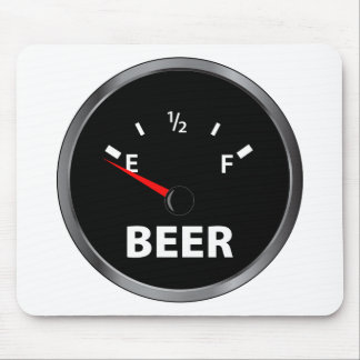 Tapis De Souris Hors de la jauge de carburant de bière