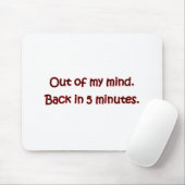 Tapis De Souris Hors de mon esprit (Avec souris)