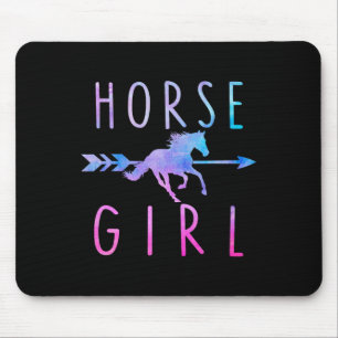 Tapis De Souris Horse Girl Equestre cavalier Horseback équitation