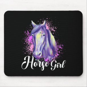 Tapis De Souris Horse Girl Horseback équitation Pony Horsescute Ss